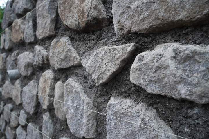 Mur en moellon La Réunion